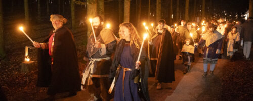 Waldweihnacht – eine  Fackelwanderung
